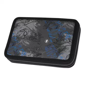 Estuche escolar de dos pisos McNeill con 2 compartimentos con cremallera XL Marvel Spider-Man
