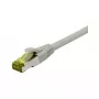 Cable de parcheo Synergy21 CAT6A S/FTP RJ45, 0,15 m, gris, LSZH, ultraflex, 500MHz, 10Gbps