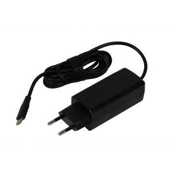 Fuente de alimentación USB-C GaN ALLNET 90W con cable de 1,8 m - negra
