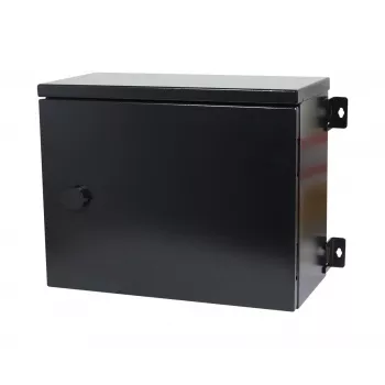 Caja de pared para carril DIN ALLNET T223mm negra IP55 serie SO-DIN