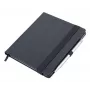 Cuaderno TROIKA BLACK SLIMPAD A5 con bolígrafo plateado