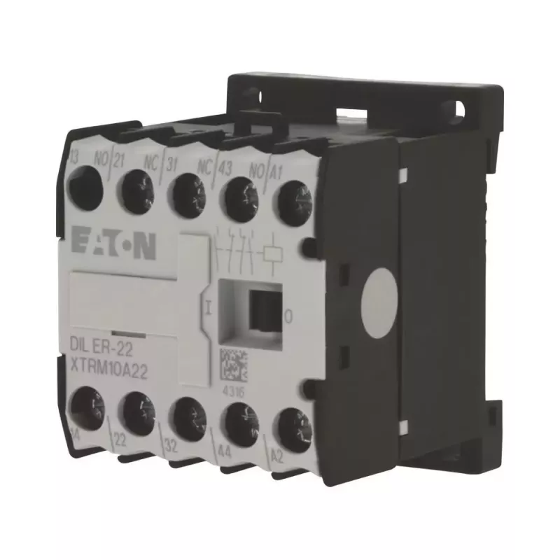Eaton DILER-22 minicontactor auxiliar, 4 polos, 2NO+2NC, bobina 230V 50Hz / 240V 60Hz