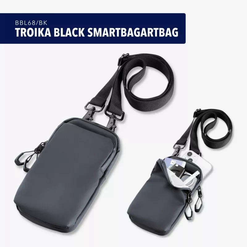TROIKA BLACK SMARTBAG Bolso bandolera para smartphone BBL68/BK