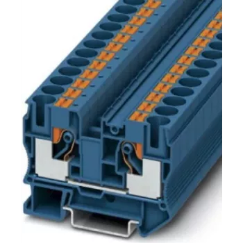 Phoenix 3212123 PT 10 BU Borne de paso, conexión push-in, 10 mm², azul