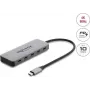 Delock Hub USB 2 puertos 10 Gbps con 2 puertos USB-C 4K y PD 3.0 100 W