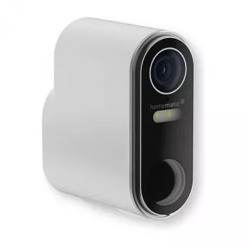 Homematic IP cámara exterior con batería (HmIP-COR) – 3MP, WLAN, blanco/negro