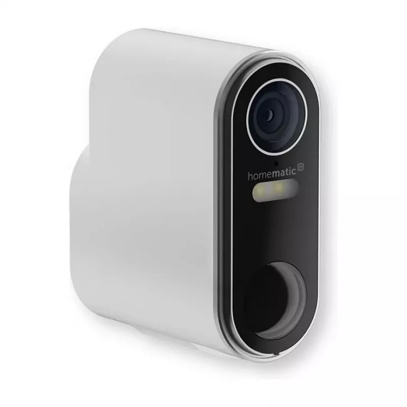Homematic IP cámara exterior con batería (HmIP-COR) – 3MP, WLAN, blanco/negro