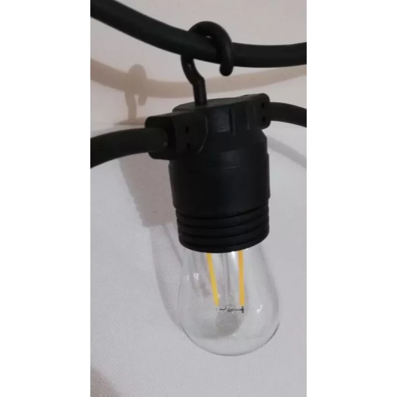 SYNERGY21 S21-LED-001138 lámpara LED retrofit S14 E27 blanco cálido 1,5W para guirnaldas