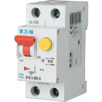 Eaton PXK-B10/1N/003-A RCBO 10A 30mA tipo A 1P+N 230V 6kA 2TE