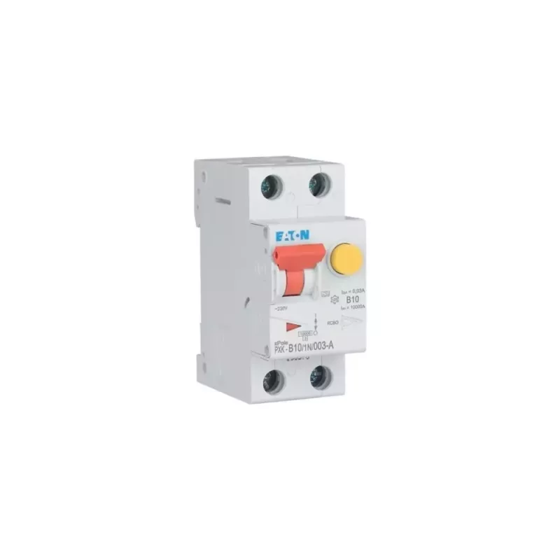 Eaton PXK-B10/1N/003-A RCBO 10A 30mA tipo A 1P+N 230V 6kA 2TE