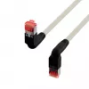 EFB Elektronik K4137GR.2 cable de conexión Cat.6A S/FTP LSZH, Draka UC900 TM21, 2x90 grados, 2 m, gris