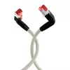 EFB Elektronik K4137GR.2 cable de conexión Cat.6A S/FTP LSZH, Draka UC900 TM21, 2x90 grados, 2 m, gris