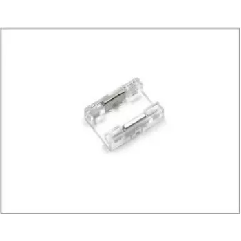 SYNERGY21 S21-LED-003F240175 conector para tira LED COB, unicolor, 8 mm, IP20, sistema de clip sin soldadura, 2 polos, blanco
