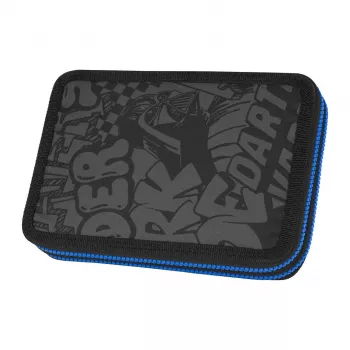 McNeill estuche escolar XL lleno con 2 cremalleras Star Wars Darth Vader