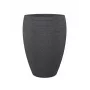 Emsa Landhaus Maceta 283/65 negro granito D47 – maceta redonda de 47 cm, 38 L, resistente a los rayos UV y a las heladas, interior/exterior