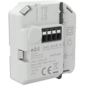 Homematic IP Actuador de conmutación empotrable 6 A (pack de 3)
