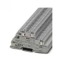 Phoenix 3076031 Borne de instalación en carril UTI 2,5-L/L, multicapa, conexión por tornillo, 2 niveles, 4 conexiones, 2,5 mm², 500 V, 24 A, gris