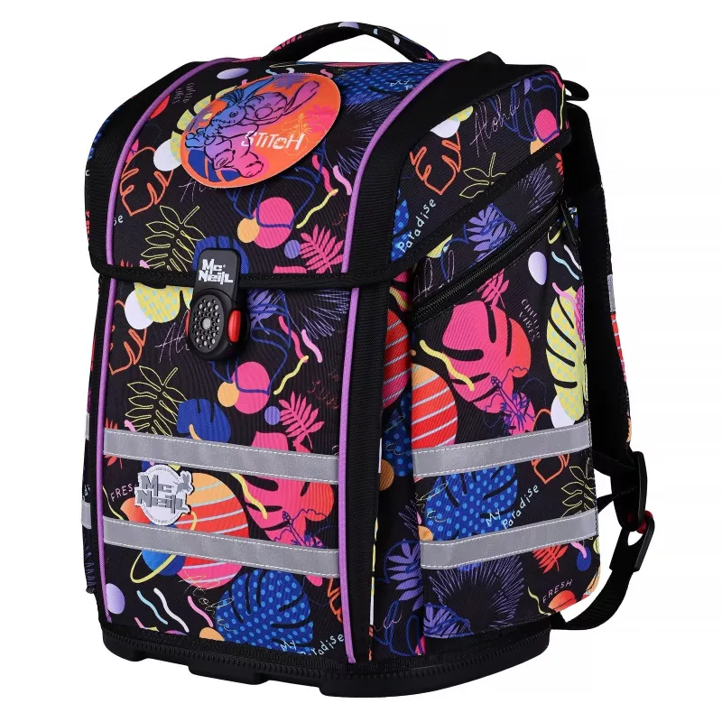 McNeill Set de mochila escolar PERFECTO 5 piezas Disney Stitch III