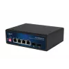 ALLNET ALL-SGI8104v3 Switch industrial no gestionado Layer 2, 6 puertos GbE, 4x GbE RJ45, 2x SFP, sin ventilador, IP40