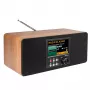 Albrecht DR 864 Radio estéreo DAB+ FM con Bluetooth, carcasa de madera, 2x7W RMS, pantalla TFT en color de 2,4