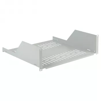 Bastidor fijo de 19 inch 3U EFB ELEKTRONIK, 450 mm de profundidad, carga 36 kg, gris claro RAL 7035