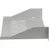 Estante fijo de 19 inch 2U EFB ELEKTRONIK, 300 mm de profundidad, carga 22 kg, gris claro RAL 7035