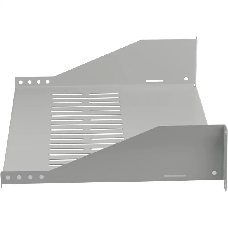 Estante fijo de 19 inch 2U EFB ELEKTRONIK, 300 mm de profundidad, carga 22 kg, gris claro RAL 7035