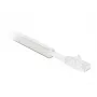 Canaleta de cables autoadhesiva con tapa deslizante Delock 25 x 10 mm, 1 m, pack de 5, blanca