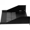 Estante fijo de rack de 19 inch 2U EFB ELEKTRONIK, 300 mm de profundidad, carga 22 kg, negro intenso RAL 9005
