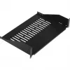 Estante fijo de rack de 19 inch 2U EFB ELEKTRONIK, 300 mm de profundidad, carga 22 kg, negro intenso RAL 9005