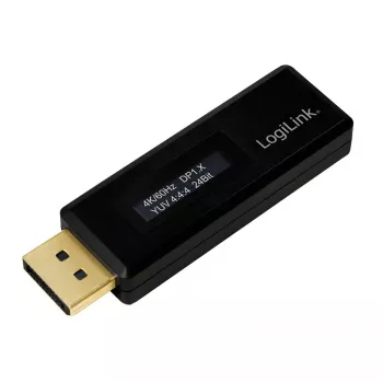 LogiLink CV0112 comprobador EDID DisplayPort, negro