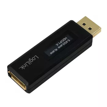 LogiLink CV0112 comprobador EDID DisplayPort, negro