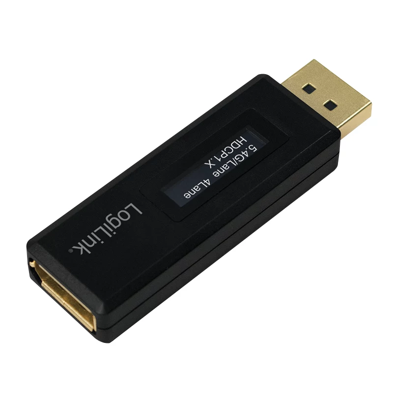 LogiLink CV0112 comprobador EDID DisplayPort, negro