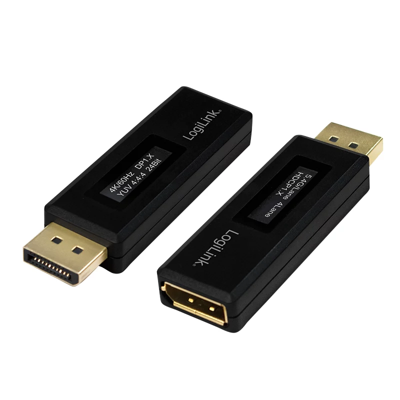 LogiLink CV0112 comprobador EDID DisplayPort, negro