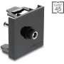 Delock Easy 45 Módulo DC 5,5 x 2,5 mm conector hembra a DC 5,5 x 2,1 mm conector macho negro