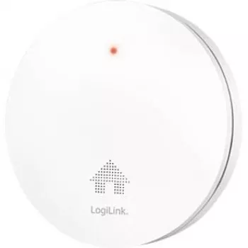 LogiLink SC0019 Detector de humo ultrafino, batería de 10 años, certificado VdS, blanco