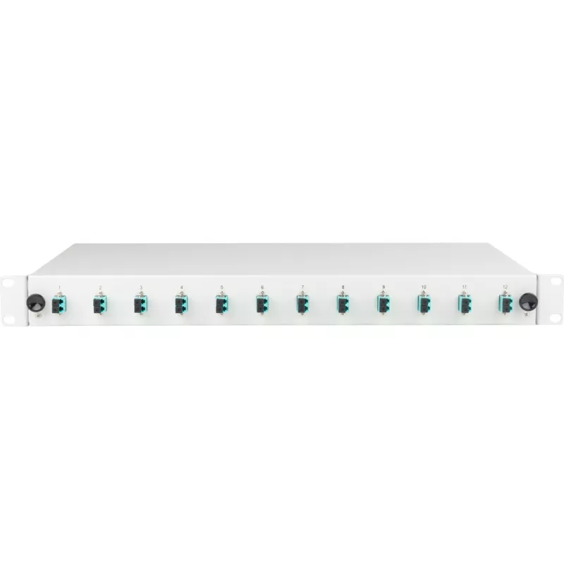 EFB Elektronik Caja de empalme LC 50/125µ OM3 extraíble 24 pigtails 12 conectores hembra