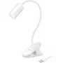 LogiLink Lámpara de escritorio LED con pinza, 3,8 W, blanca