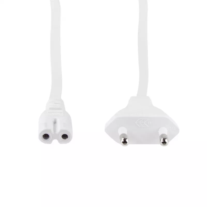 LogiLink CP145W Cable de alimentación CEE 7/16 a IEC C7, blanco, 3 m