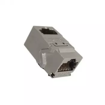 RUTENBECK RUT Conector hembra acodado RJ45 10G Conector hembra acodado 10GB 90°