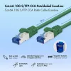 LogiLink Cable de red Cat.6A S/FTP LSZH, 15m, verde, EconLine