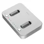 LogiLink Estación de acoplamiento USB 3.2 Gen2, 2 bahías, para SSD M.2 NVMe, función de clonación