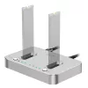 LogiLink Estación de acoplamiento USB 3.2 Gen2, 2 bahías, para SSD M.2 NVMe, función de clonación