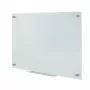 LogiLink Pizarra blanca magnética de cristal EO0062, sin marco, 120 x 90 cm, blanca