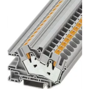 Phoenix 3214029 PTI 16/S Borne de instalación, conexión push-in, 16 mm², 500 V, 76 A, gris
