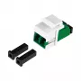 EFB Módulo Keystone LC/APC Dúplex OS2 verde - adaptador de fibra óptica monomodo