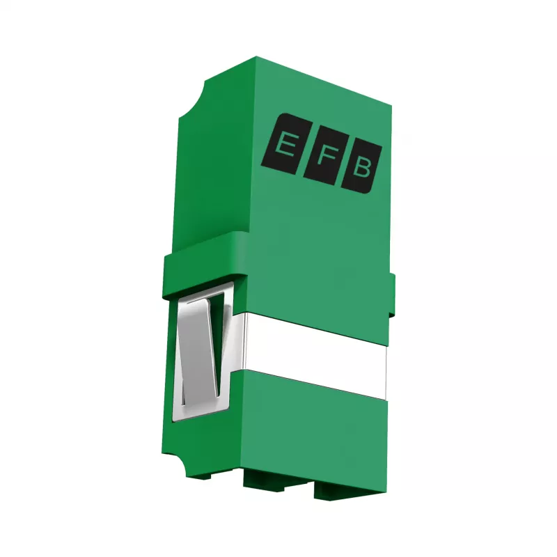 EFB Módulo Keystone LC/APC Dúplex OS2 verde - adaptador de fibra óptica monomodo