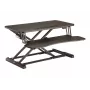 LOGILINK Convertidor de escritorio sentado-de pie, motor único, con bandeja para teclado, negro