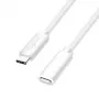 Cable alargador USB 2.0 Type-C LogiLink, C/M a C/H, 480 Mbps, 60W, blanco, 3 m