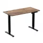 Escritorio elevable eléctrico LogiLink EO0057, 120x60 cm, motor único, tablero marrón, carga de 70 kg